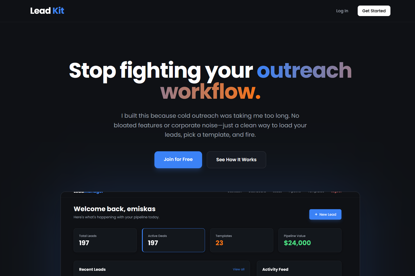 Lead Management Platform (Under development)